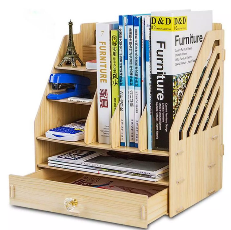 Kệ hồ sơ để bàn tiện lợi, kệ tài liệu nhiều ngăn - B04