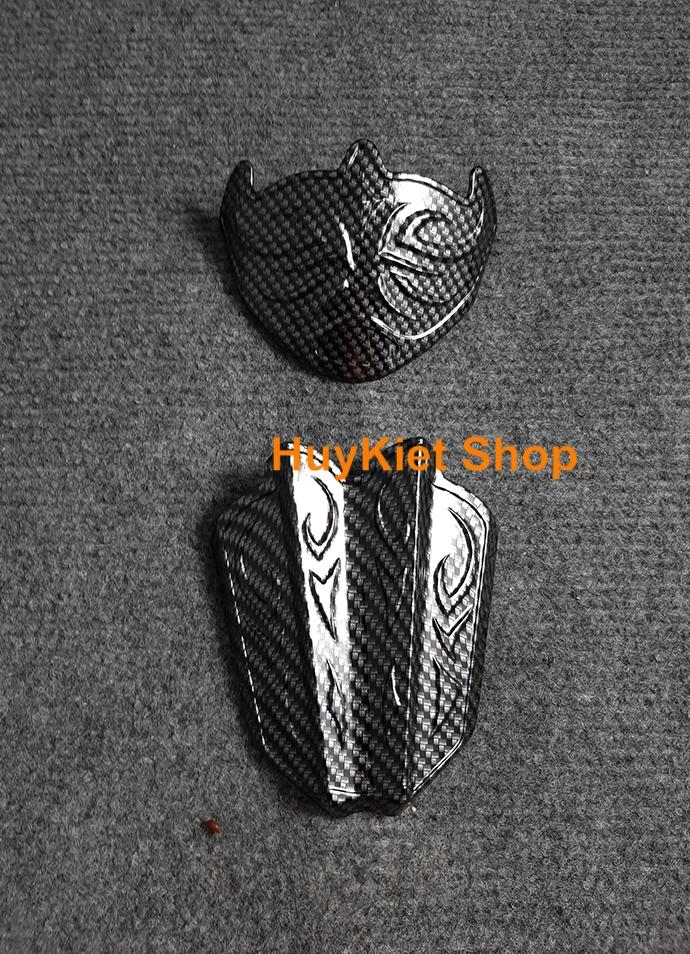 Ốp mỏ dè trước sau vario click 2018 - 2019 carbon ms1718
