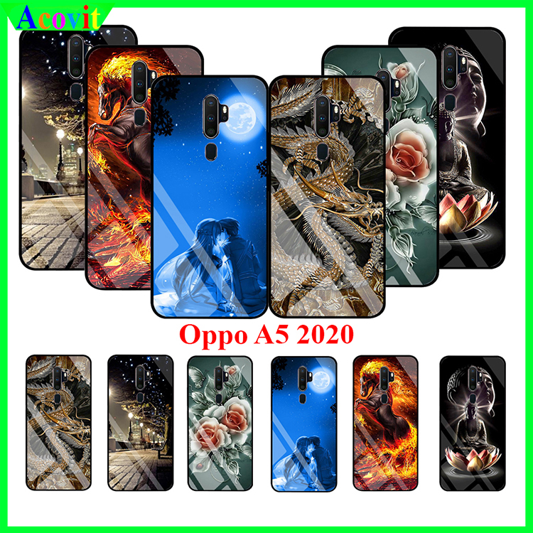 " Ốp lưng Oppo A5 2020 mặt kính 3D" _Kiểu dáng sang trọng, mặt kính siêu nét chống bẩn, chống bụi_ Hình ảnh sắc nét, Không mờ