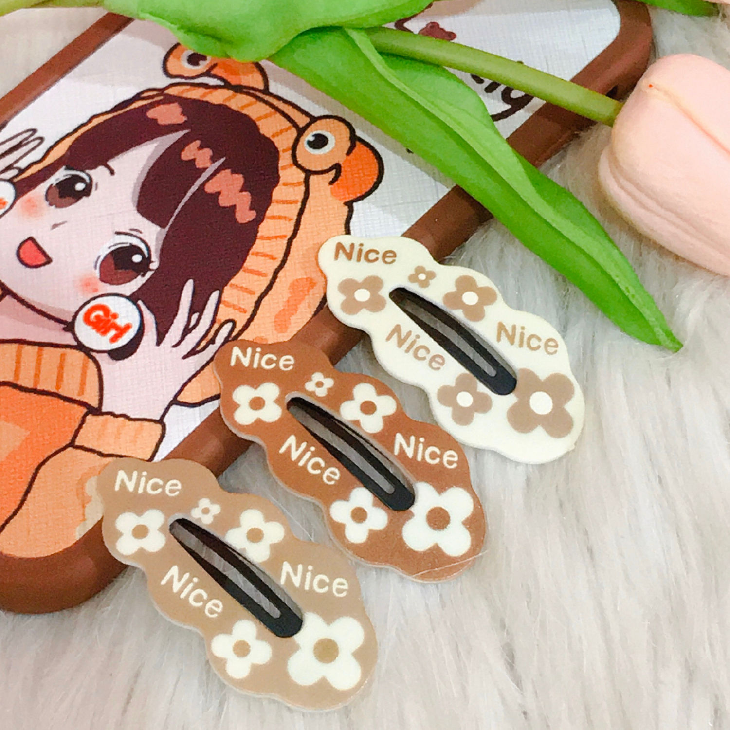 Set 3 Cái Kẹp Tóc Mái Dễ Thương Phong Cách Hàn quốc - Kẹp Tóc Nữ Mới