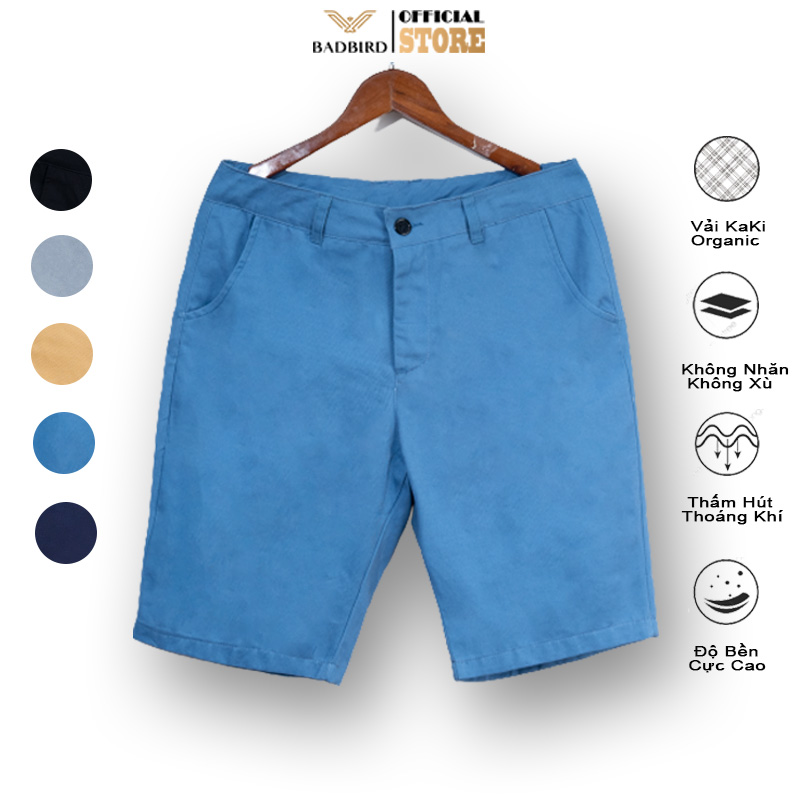 Quần Short Kaki nam basic đến từ thương hiêu Việt BADBIRD