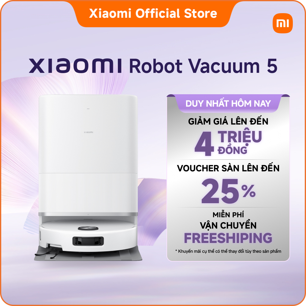 Robot hút bụi lau nhà Xiaomi Vacuum 5