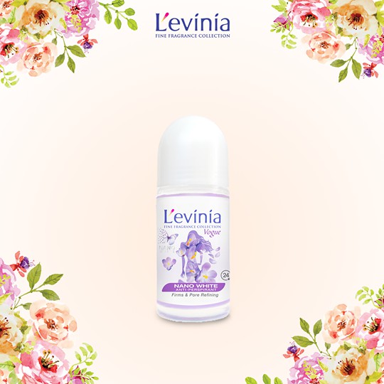 Lăn Khử Mùi Trắng Mịn Giảm Ố Vàng Áo Nano Levinia 65g