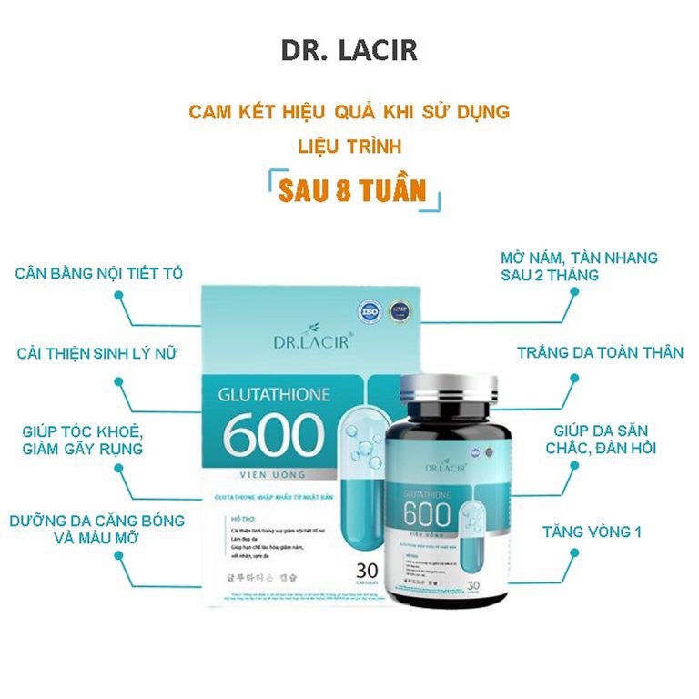 Glutathione 600 mg Dr Lacir DRLACIR