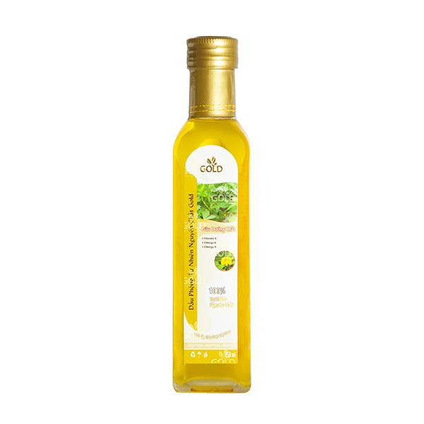 Dầu phộng tự nhiên nguyên chất Gold 250 ml