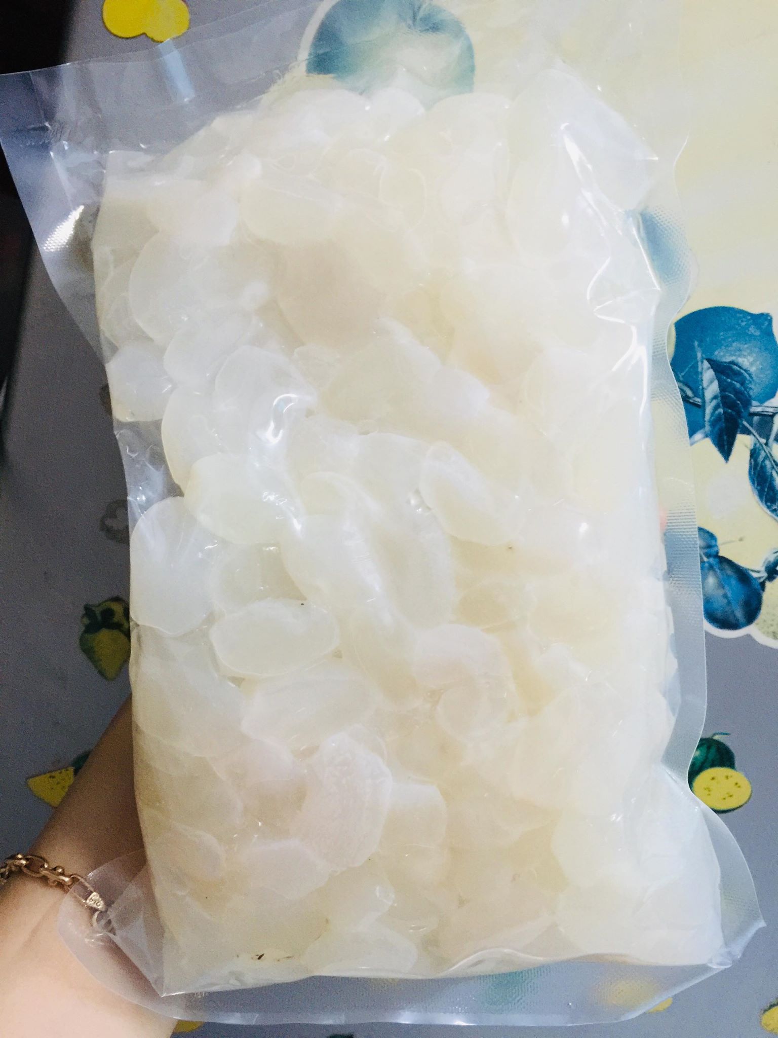 500g hạt đác tươi để nấu chè, rim trái cây