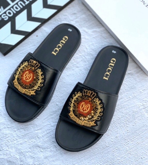 Dép Nam Mới Quai Ngang Đế Hộp NY Đỏ Tim Hàng Cao Cấp