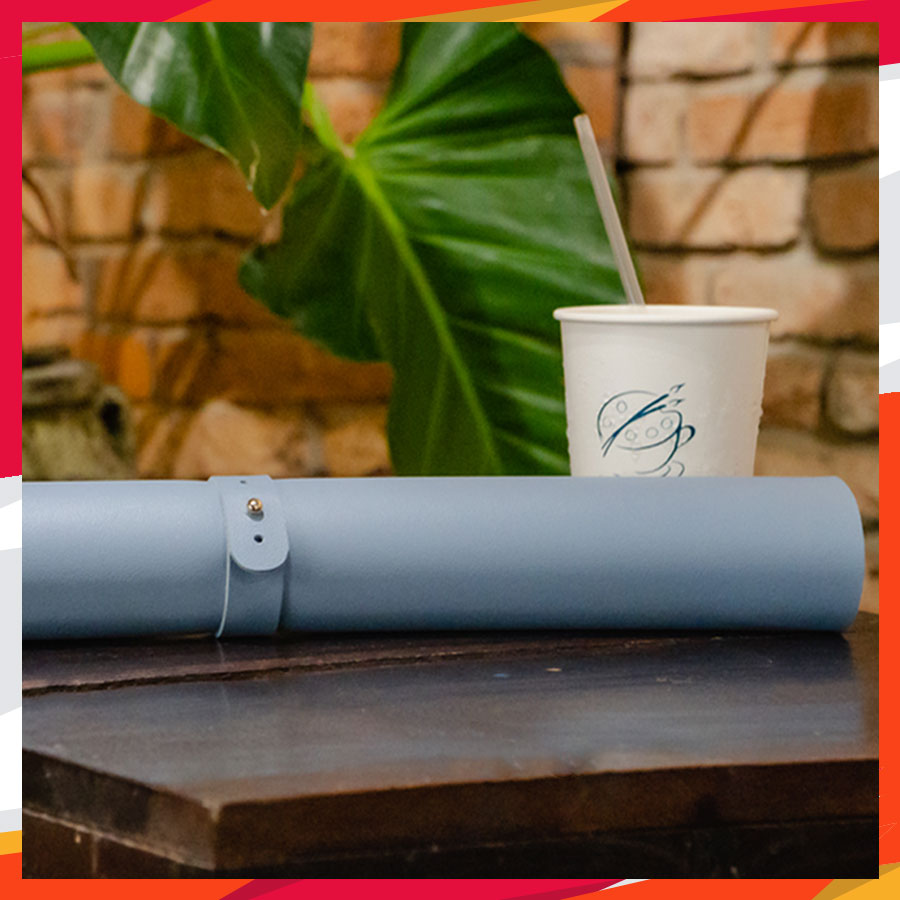 Thảm Da Trải Bàn Làm Việc Deskpad (30x60) - 2.0mm | Màu Xanh Pastel