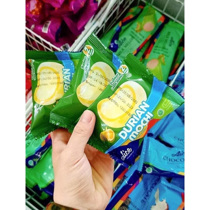 Kem mochi sầu riêng aice