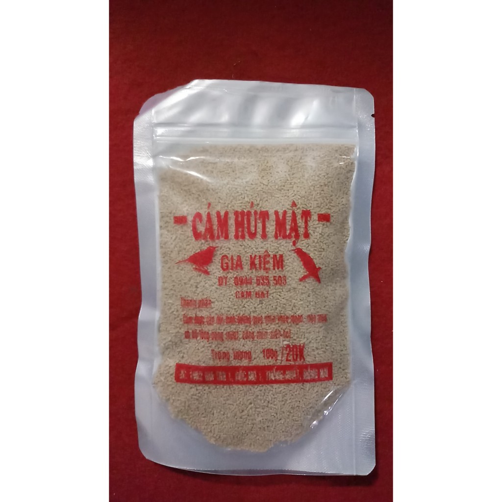 Cám Hút Mật Gia Kiệm Hạt Gói 100Gr - Thức Ăn Chim Cao Cấp