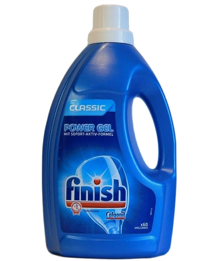 Bột rửa chén bát dạng Gel Finish 1500ml ( dạng dung dịch ) đặc biệt dùng cho máy rửa chén cao cấp (viên muối bóng alio finish)