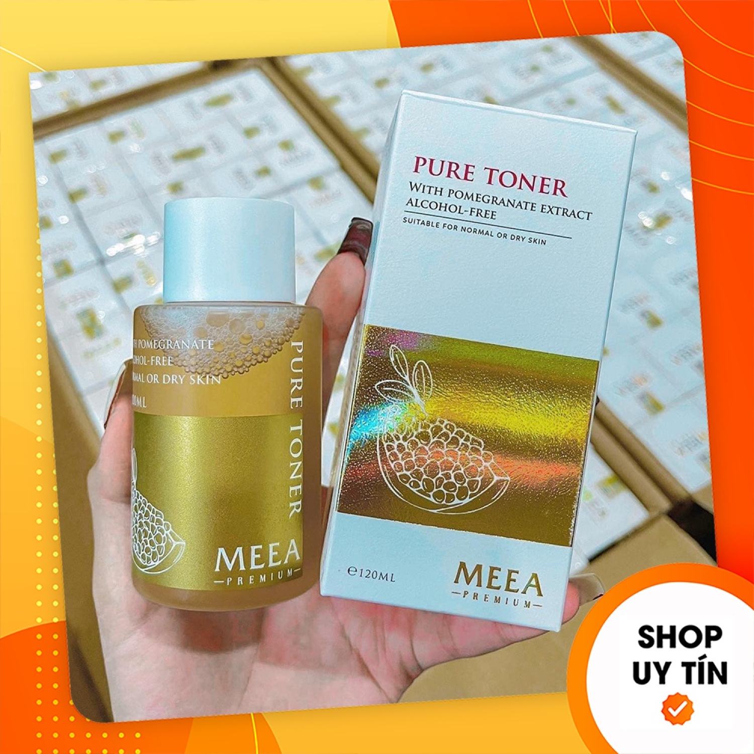 Toner lựu đỏ pure meea organic - nước cân bằng pure toner - 8938534672092