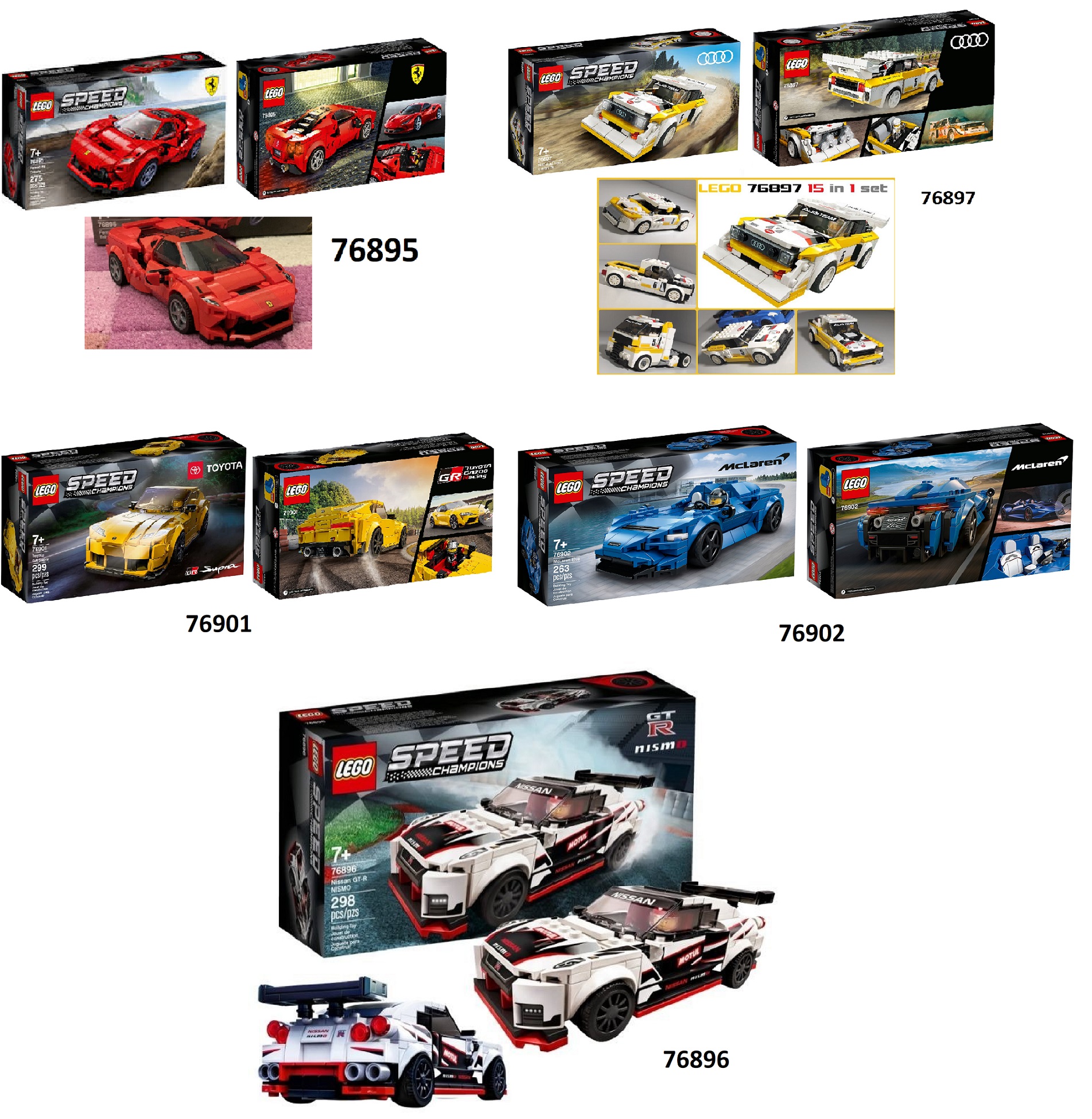 LEGO - Technic - Tuyển Tâp Xe Đua (P2)