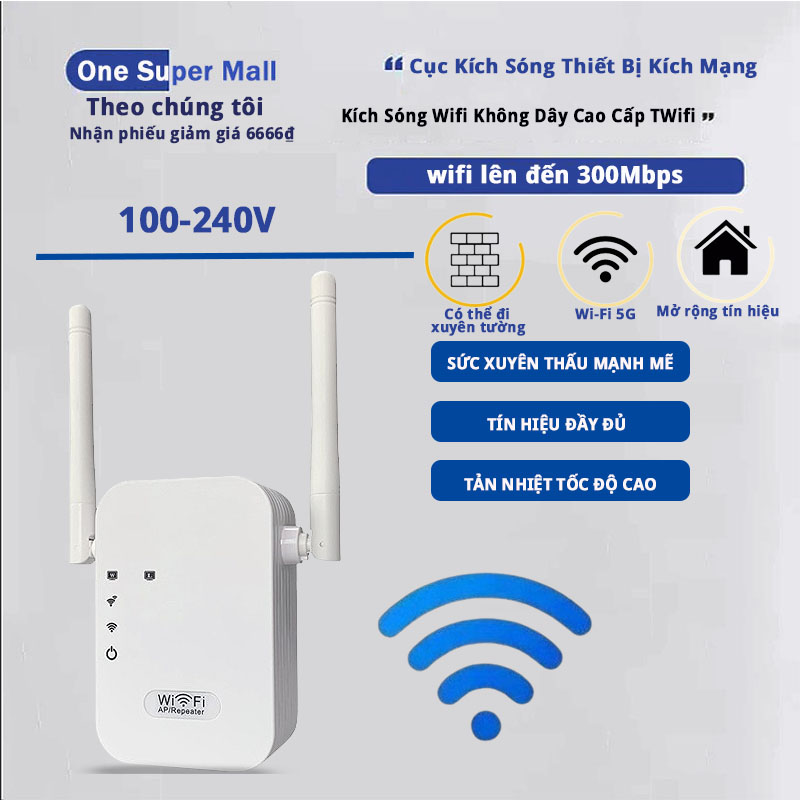 Kích sóng wifi không dây cao cấp twifi, bộ kích sóng wifi cực mạnh tốc độ cao 1200mbps, cục kích sóng thiết bị kích mạng
