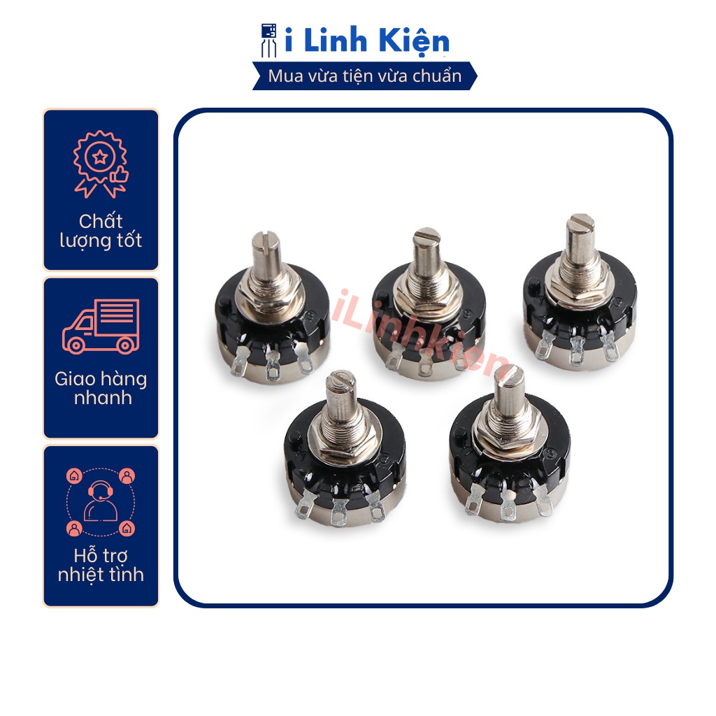 Chiết áp đơn rv24yn 20s tocos 1k - 1m chất lượng tốt