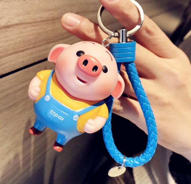 Móc khóa lợn yếm cam móc khóa đẹp móc khóa cute móc khóa dễ thương