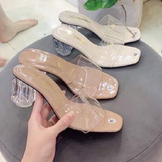 Dép nữ, Guốc quai trong cao 5phân, dép quai trong