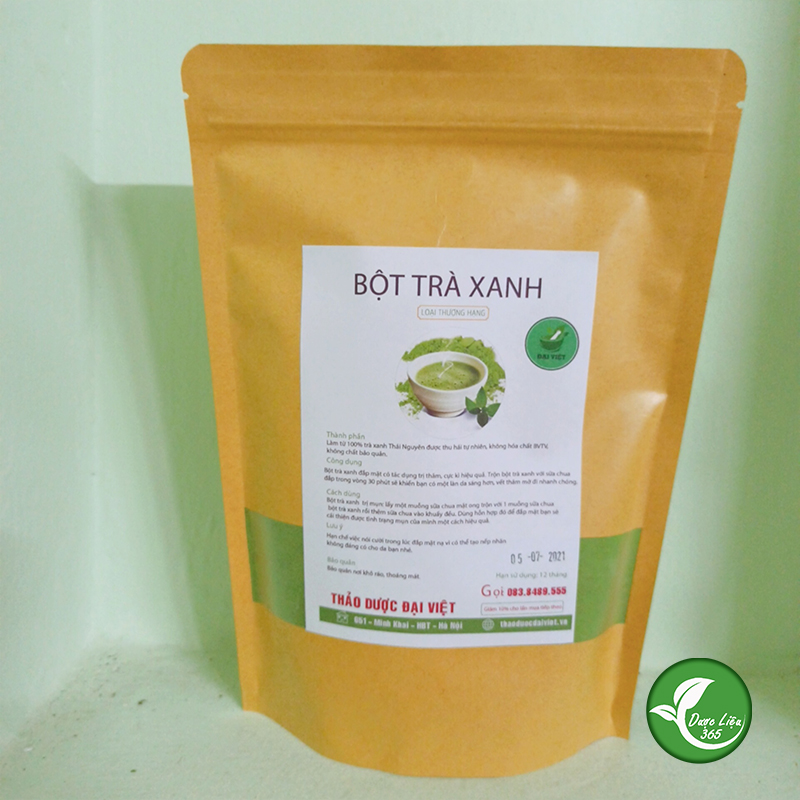 Bột trà xanh nguyên chất Thái Nguyên