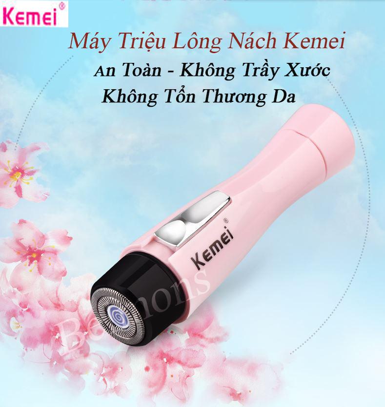 Máy triệt lông kemei - máy tẩy lông mini , triệt lông vĩnh viễn