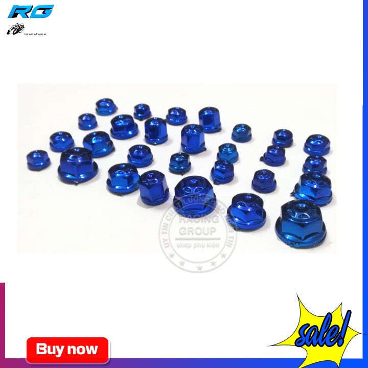 [HCM]Chụp Ốc Kiểu Lục Giác Trang Trí Xe Máy