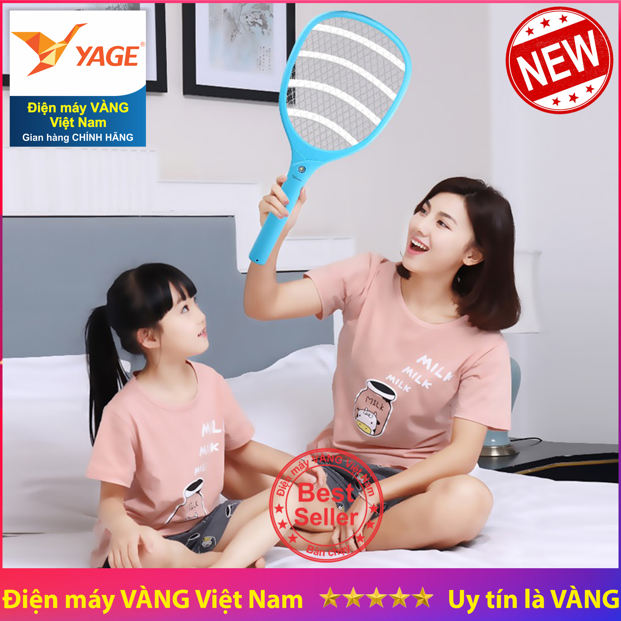 Vợt muỗi thái cao cấp yage yg-5615 và yage yg-d003