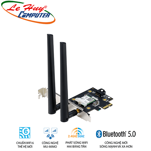 Card mạng wifi pci express asus pce-ax3000 no box - chính hãng