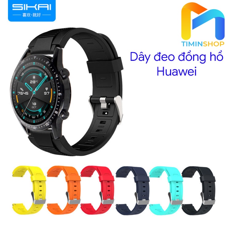 [HCM]Dây đeo Huawei 3/ 3 Pro/ GT2 Pro/ GS Pro/ GT/ GT2/ GT3/ GT3 Pro - chính hãng SIKAI