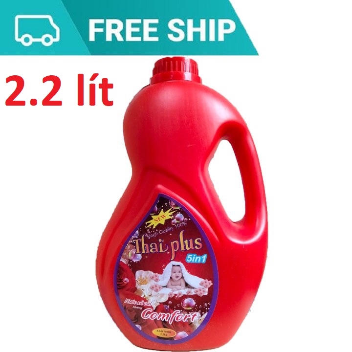 [HCM]Nước Xả Vải Thái Plus 2.2 Lít -Công Nghệ Hạt Siêu Lưu Hương