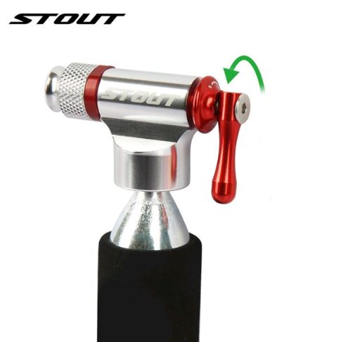 Đầu bơm CO2 Stout, dùng cho xe đạp thể thao