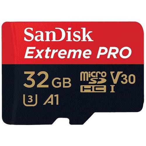 Thẻ nhớ MicroSD Sandisk 32G 64G Extreme Pro tốc độ cao 4K cho camera, flycam