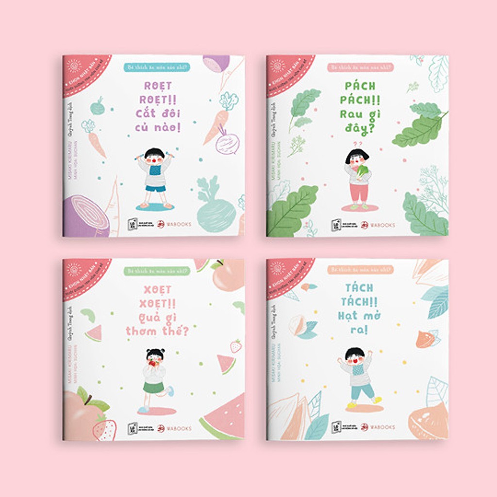 Sách Combo 4 Cuốn Ehon Nhật Bản - Bé Thích Ăn Món Nào Nhỉ?