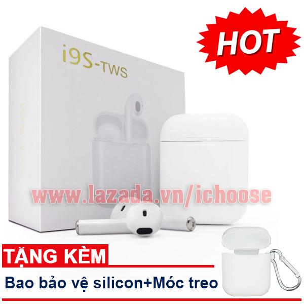 [HCM]Tai nghe không dây bluetooth I9S-TWS cho IPhone Android - Thiết kế nhỏ gọnchất lượng âm thanh cải tiến với Bluetooth 5.0 mới