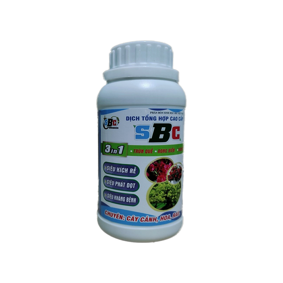 Phân bón hữu cơ dịch trùn quế rong biển phun lá hoặc tưới gốc trồng cây cảnh hoa kiểng, trồng rau củ quả chai 250 ml chính hãng - Lafarm Nông Nghiệp Hữu Cơ