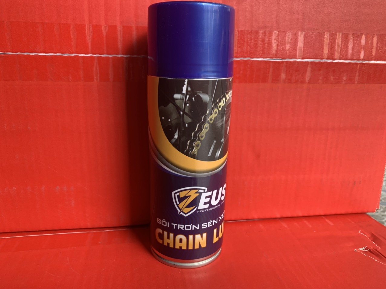 Zeus chain lube 400ml chai xịt bôi trơn bảo dưỡng sên xe máy