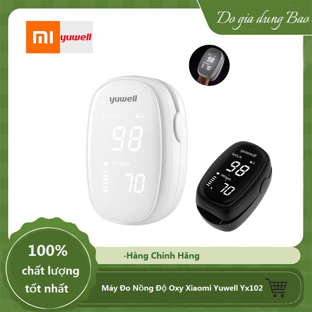 Máy Đo Nồng Độ Oxy Youpin Yuwell Yx102 Màn Hình Led Cảm Ứng Tốc Độ Cao Không Gây Đau Chăm Sóc Sức Khỏe