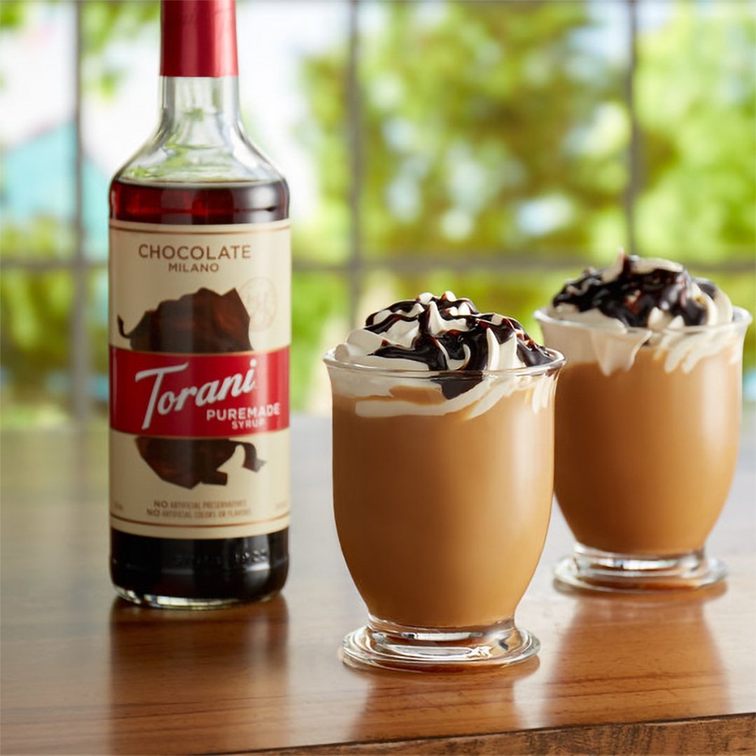 Torani Puremade Siro Pha Chế Vị Socola Chocolate Milano Syrup 750ml Mỹ