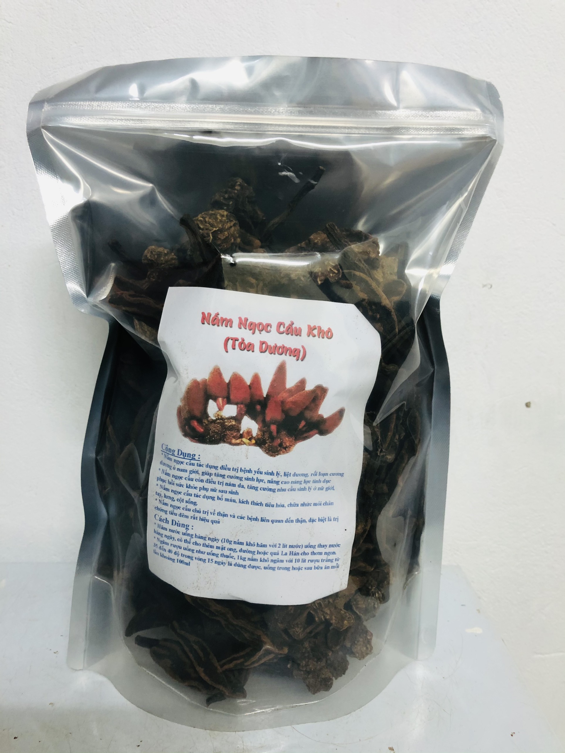 1kg nấm ngọc cẩu khô ruột vàng
