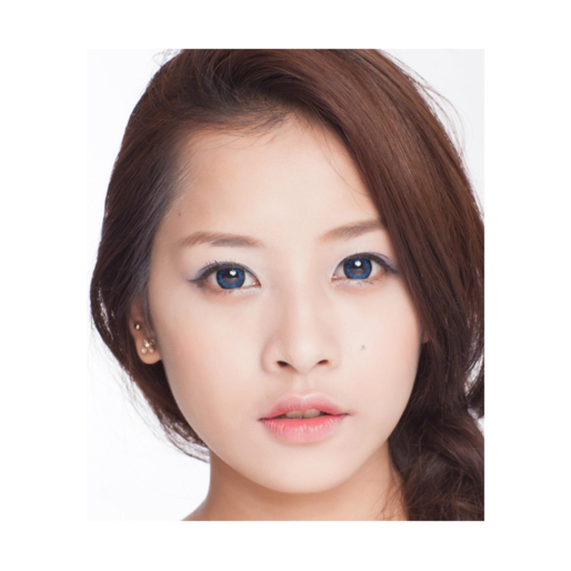 Lens màu xanh dương không độ