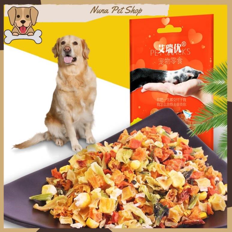 Rau củ sấy Captain cho chó mèo
