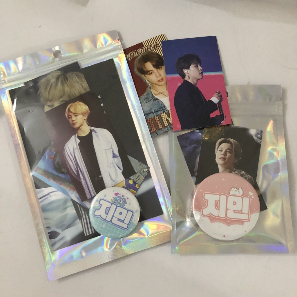 500 Túi zip hologram đựng goods nail box mỹ phẩm xinh xắn cute hột me kpop all stars (giá sỉ) KAS - KPOP ALL STARS
