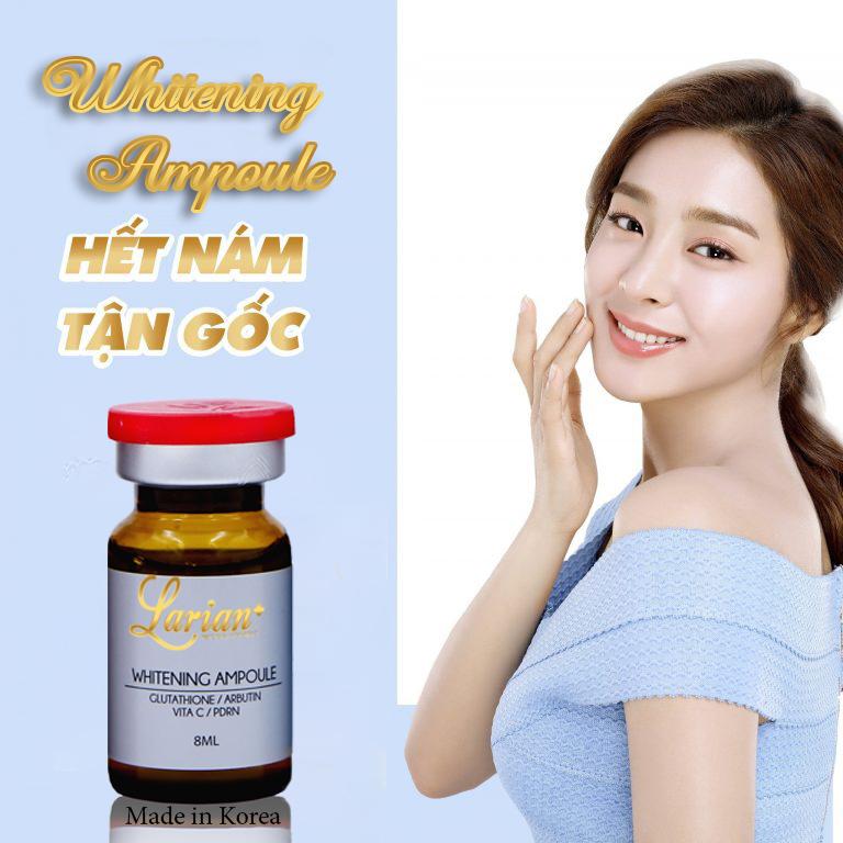 Tế bào gốc trị nám, ức chế melanin, làm trắng da Whitening Ampoule Larian