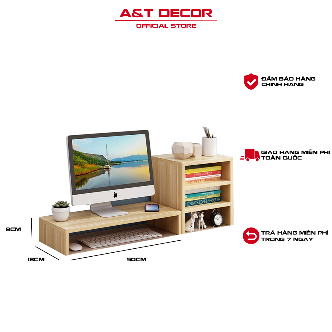 Kệ để máy tính, sạch sẽ, đa năng, dùng cho cả laptop và máy tính cây, giá siêu hời