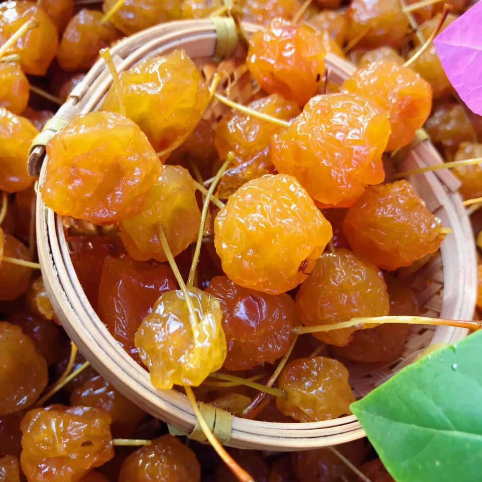 100g mứt táo cuống - mứt tết - đồ ăn vặt - bách hóa online