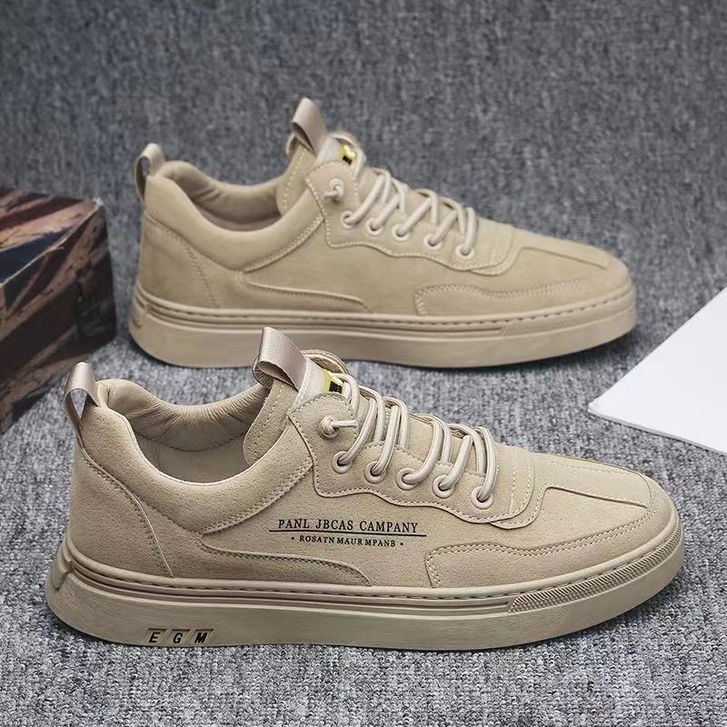 Giày thể thao sneaker nam - giầy nam đế êm chân, da lì s102 có 2 màu