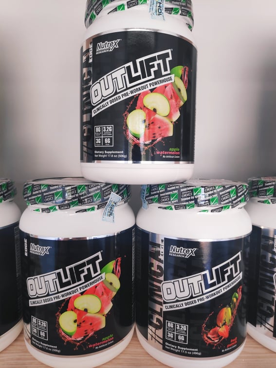 Outlift preworkout tăng năng lượng tỉnh táo (tặng quà mini)