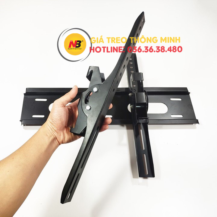 Giá treo Tivi gật gù 43 - 49 - 50 - 55 - 60 - 65 Inch - Điều Chỉnh Góc Nghiêng Lên Tới 20 Độv
