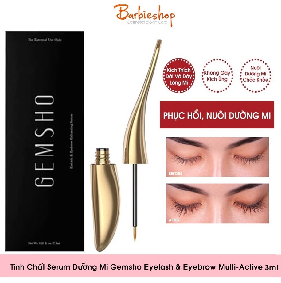Tinh Chất Dưỡng Mi Gemsho Eyelash & Eyebrow 3ml