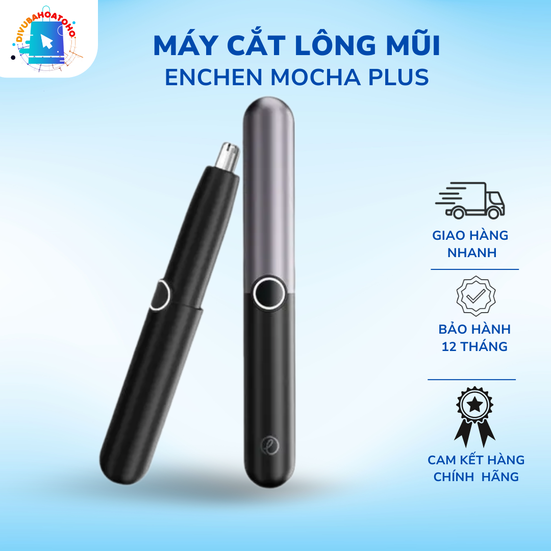 Máy Cắt Lông Mũi Enchen Mocha N Plus - Pin Dung Lượng Lớn, Chuẩn Kháng Nước Cao Cấp