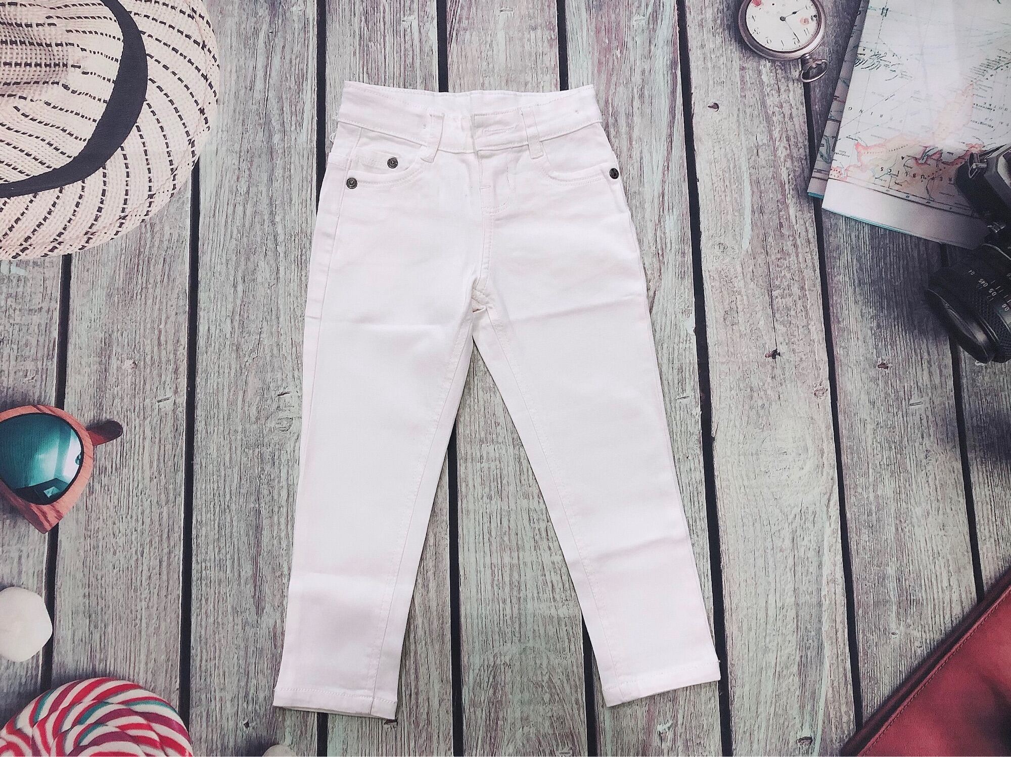 [ HCM TNS] Quần Jean Trẻ Em Từ 2- 10 Tuổi - Quần Jean Bé Trai Bé Gái Co giãn Mềm mại Size 10-28 kg