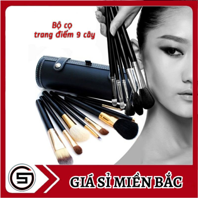 Hộp cọ trang điểm 9 cây